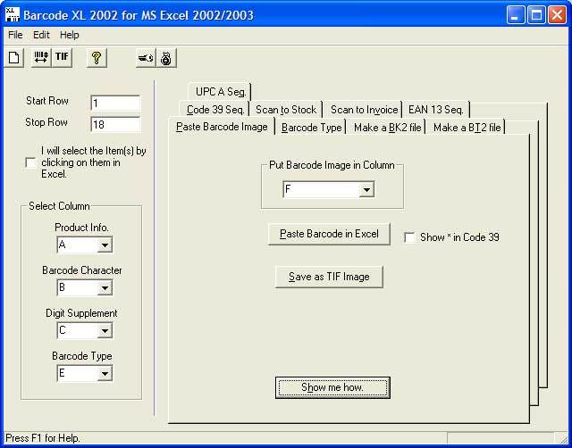 Barcode XL Screenshot